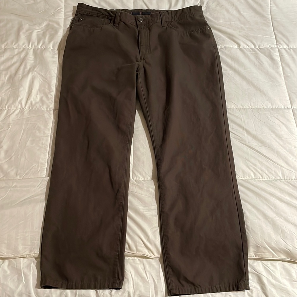 Weatherproof Men’s Brown Khaki Pants, Size 38x30